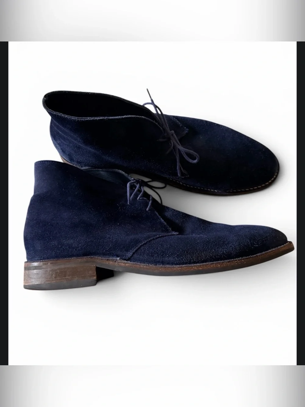 Mens Thursday Boot company blue suede boots shoes 11